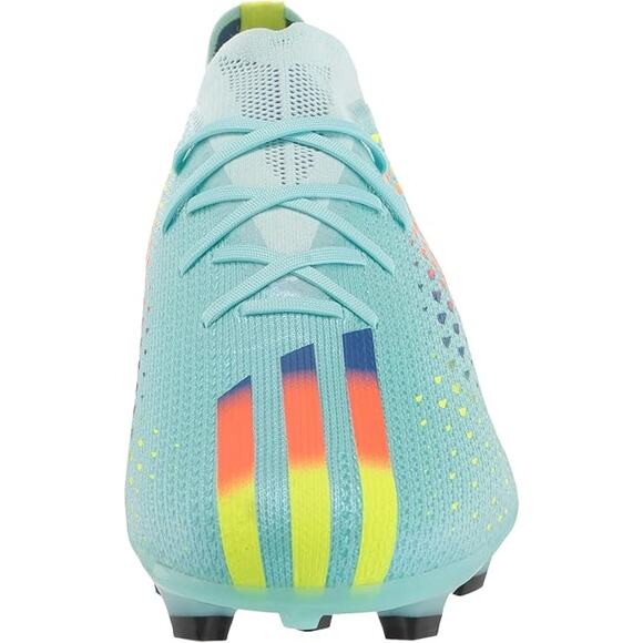NWT adidas Unisex X Speedportal.2 Firm Ground Soccer Shoe,Aqua/Solar Red/Blue-5 - Picture 4 of 5